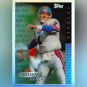 1995 Topps Football Mystery Finest Refractor #7 John Elway